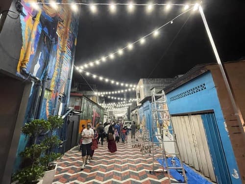 Lukisan mural di Kuantan Art Street