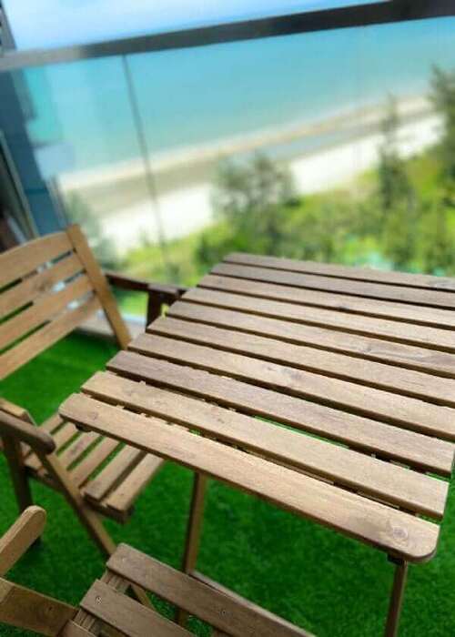 Homestay seaview Timurbay Kuantan - Pemandangan bilik dan kemudahan homestay dengan akses pantai