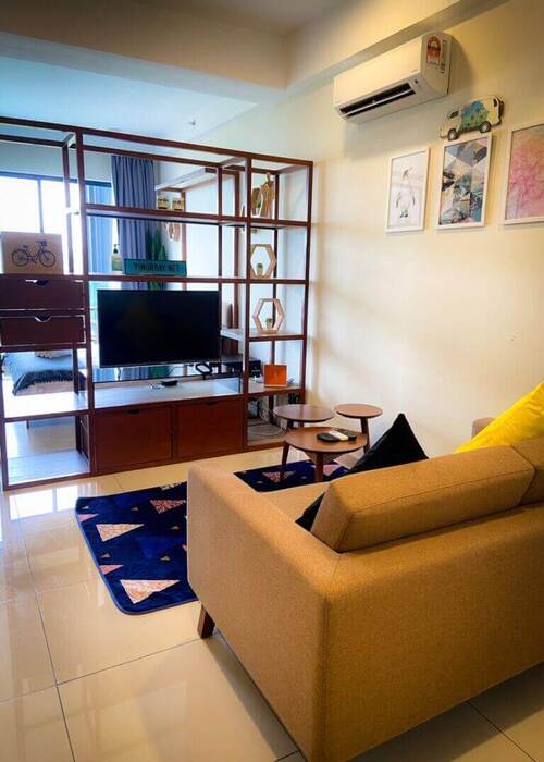 Homestay seaview Timurbay Kuantan - Pemandangan bilik dan kemudahan homestay dengan akses pantai